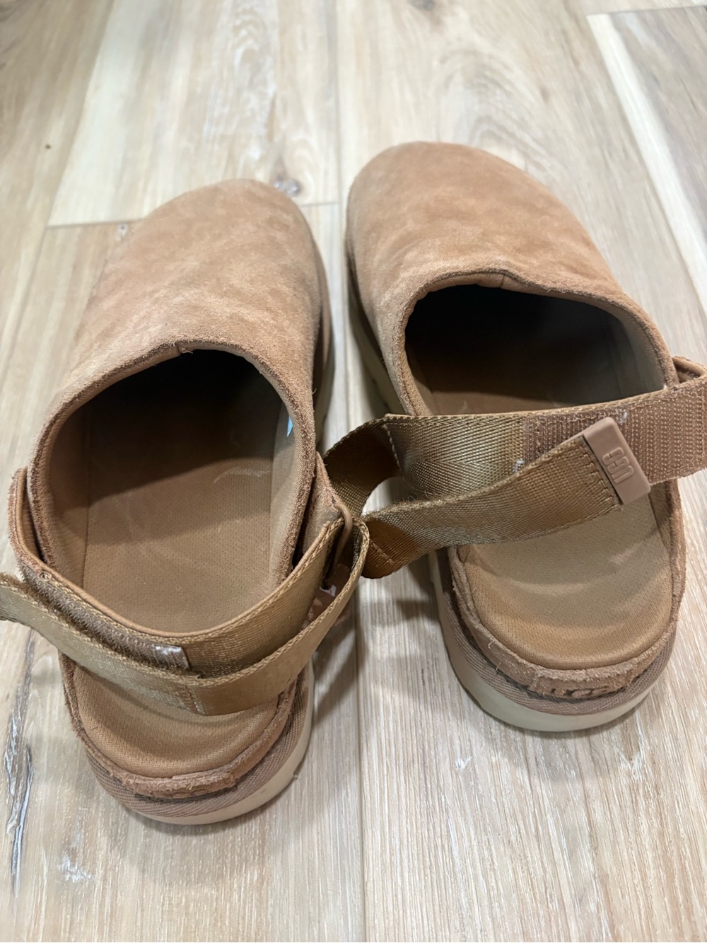 UGG Goldenstar Suede Family Matching Backstrap Clogs 9.5 *Flaw - Picture 4 of 8